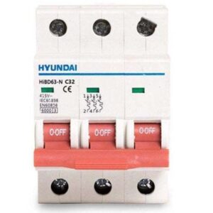 فیوز مینیاتوری هیوندای AC سه پل